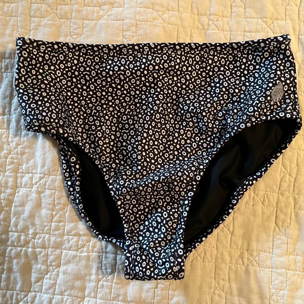 Waterlust Spotted Eagle Ray High Waisted bottom, medium